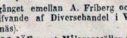 1865 Ingående handel i Wännäs av Anders Friberg född 1836
