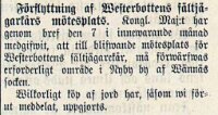 1888 Förflyttning av regementet fr Gumboda till Nyby December 1888