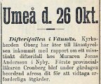 1900 Difteri hos muraren Jonas Andersson Epedemi