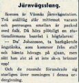 1950 Järnvägsslang  i Vännäs