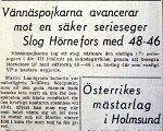 1958 Vännäspojkarna idrott